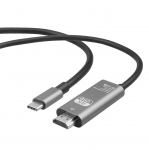 RoGer USB-C HDMI UltraHD 4K@60Hz kaabel, 1,8 meetri pikkune