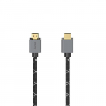 Hama HDMI 2.1 8K 2m, Ultra High Speed, must-valge