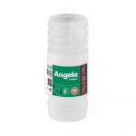 Bolsius Candle white Angela 14.5x5.5x5.5cm