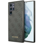 GUESS GUHCS24LG4GFGR S24 Ultra S928 tarna/must hardcase 4G Metal Gold logo