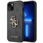 GUESS GUHCP14M4GMGGR iPhone 14 Plus / 15 Plus 6,7" sari/hall karendi-kattega 4G suur metallist logo