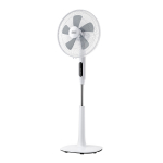 Black+Decker Prandaventilaator LED 5 labaga valge