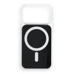 IPhone 17 Pro / 18 Pro jaoks meldud Clear Fusion Mag kauskorus, hitub MagSafe'iga, mustEstonian:
