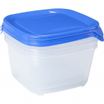 Curver Toidupakendite komplekt 3, ruudukujuline 3x1,2L Fresh AND Go sinine