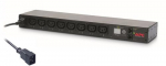 APC AP7921B toite jaotusseade (PDU) 8 vahelduvvoolu pistikupesaga 0U/1U must