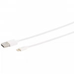 S-Impuls USB-A laadimiskaabel, 8-provolvi, 2.0, ABS, valge, 0,5 m