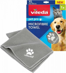 Vileda Pet Pro Microfaser-Handtuch XL (grau, Gre XL, 65 x 100cm)