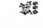 INWIN METABO.KGS 18 LTX BL 254 charger + 2 Li-ioni akus 18 V / 5.2 Ah