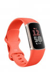 FITBIT Charge 6 Coral / Alumiinium Champagne Gold, Fitness Tracker mit Armband, GA05184-EU