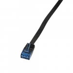 Logilink 1 meetrine Cat6 U/UTP RJ45 vrgukaabel Must U/UTP (UTP)