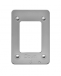 SystemHouse Solutions Installationplate xCR-SD G2, 9mm, plastic, grey