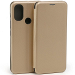 Beline Moto E40 magnetkellusega raamatukestme kott, kuldne