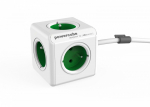 Allocacoc PowerCube Extended 1,5m 2300 roheline