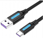 Vention USB-C kaabel 2.0/1.5m must korpus
