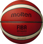 Basketball ball competition MOLTEN B7G5000 FIBA premium leather size 7