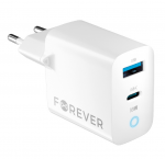 Forever TC-06 GaN laadija PD / QC / 1x USB-C / 1x USB / 33W