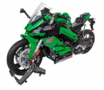 Jie Star Kawasaki Ninja 1000SX Sports Motorcycle Building Blocks Set 2304pcs.