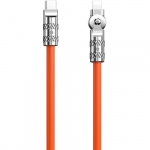 Dudao L24CL 120W USB-C Lightning kaabel 1 m oran