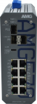 AMG Industrial Managed Switch, 8x 10/100/1000TX (2x 90W, 4x 30W