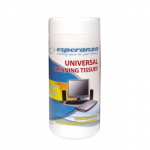 ESPERANZA Esperanza ES105 UNIVERSAL CLEANING TISSUES 100PCS
