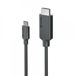 ALOGIC Elements USB-C HDMI kaabel 4K tugi (2 meetri pikkusega) Must