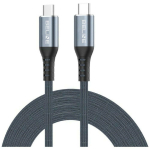 Kabel USB-C Beline Thunderbolt4 1m 48V/5A 40Gb/s 240W 8K60Hhz czarny