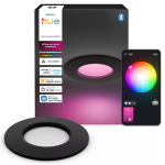 Philips Hue Slimmest sisse sinkitav valgusti, S, must (929004291101)