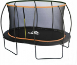 Karhu Blackline Oval -trampoliin, 366 x 240 cm + kaitsevrk (OVT 8FT X 12FT(A))
