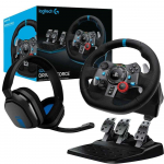 LOGITECH G29 Driving Force USB PS5-, PS4-, PS3- ja PC-seadmetele + Astro A10