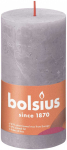Bolsius Candle Rustik Frosted Lavender 6.8x13cm