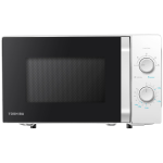 Microwave oven, volume 20L, mechanical control, 800W, 5 power levels, LED lighting, defrosting, cooking end signal, color: White