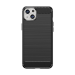 Hurtel Painuvad ssinamuudidega mbrik iPhone 15 Plus jaoks Carbon Case - must