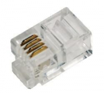LogiLink Modular Plug RJ10 4P4C unshielded, 100pcs. RJ10 4P4C