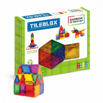 Magformers Magnetklotsid Tileblox Rainbow komplekt magnetilise tahvliga