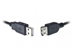 Gembird pikendusjuhe USB 2.0, AM-AF-tp, 1,8 m, must