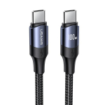 USAMS Kaabel U71 USB-C USB-C 3m 100W PD kiire laadimine must/black SJ526USB01 (US-SJ526)