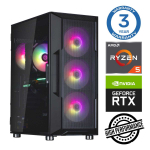 INTOP Ryzen 5 5600X 16GB 250SSD M.2 NVME RTX3050 6GB no-OS Black