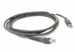 Zebra CBA-U21-S07ZBR sarjanete kaabel Must 2,1 m USB EAS