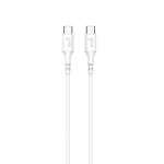 Gear USB-kaabel USB-C USB-C 2.0 3m Valge mmargune kaabel