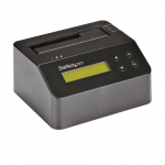 StarTech.com hikubaarne kettas, SATA II (3 Gbps) USB 3.0, 9 eemaldusviisi, LCD-nitaja, turvaliselt eemaldav kettasanktor, DB-9 printeriport, TAA vastavus