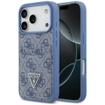 GUESS Etui 4G Double Card Triangle do iPhone 18 Pro / 17 Pro niebieskiEstonian: Etui 4G Double Card Triangle iPhone 18 Pro / 17 Pro jaoks, sinine