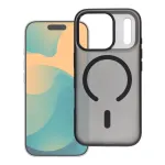 Case for iPhone 17 Pro Max / 18 Pro Max Flexline Mag Cover compatible with MagSafe black