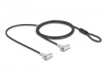 NAVILOCK Dual slearvuti turvakabel 2 Kesnington pesa