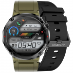 Gravity Smartwatch GT21-7 musta silikooniarvaga / musta