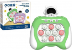 LEAN Toys Space Pop It Sensory Game Battery Powered Lights Sounds Green