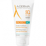 A-Derma Kaitse AC Mattifying Fluid SPF 50+ - Mattimiseeriv Kaitsevedelik.