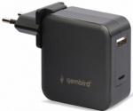 Gembird Universal 60W USB Type-C PD laptop charger
