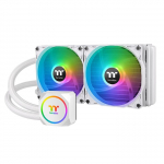 THERMALTAKE TH240 Snow ARGB vesijahuti (2x120mm) vasest CPU plokk