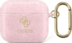 GUESS Kaitsekotkas GUA3UCG4GP Glitter Collection AirPods 3 roosa