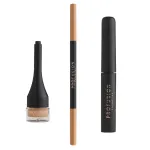 Set Profusion Cosmetics: Ultimate Brow Sculpt, Eyebrow Gel, Blonde, 1.8 g + Ultimate Brow Sculpt, Defining, Eyebrow Cream Pencil AND Brush 2-In-1, Blonde, 0.07 g + Ultimate Brow Sculpt, Eyebrow Pomade, Blonde, 4 ml